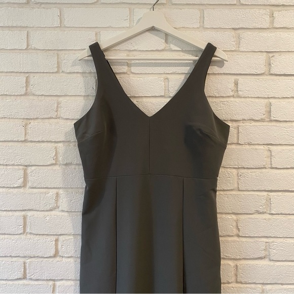 NEW Show Me Your Mumu Morgan Charcoal Gray Gown Maxi Dress Women’s Size Large - Picture 3 of 11